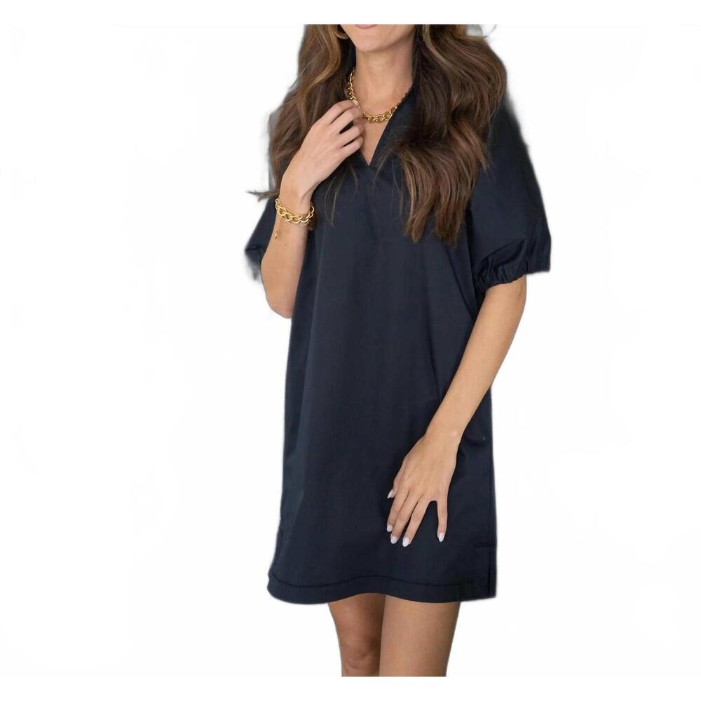 NEW EMILY MCCARTHY poppy mini dress in black - Picture 6 of 6